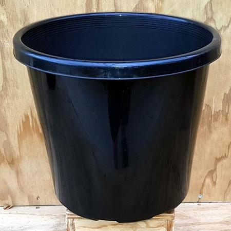 plastic plant pots nz 25cm 8.5 litre GCP Black Round Plastic Pot – Tuckers Orchids